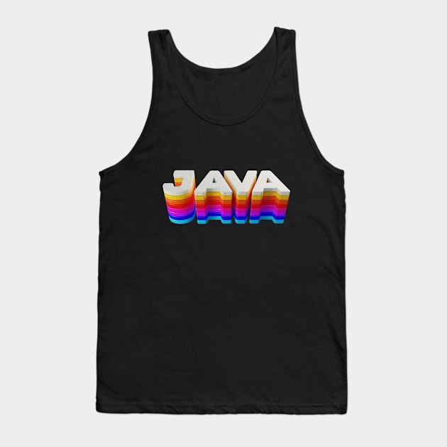 Java in 3d Tank Top by DanielLiamGill